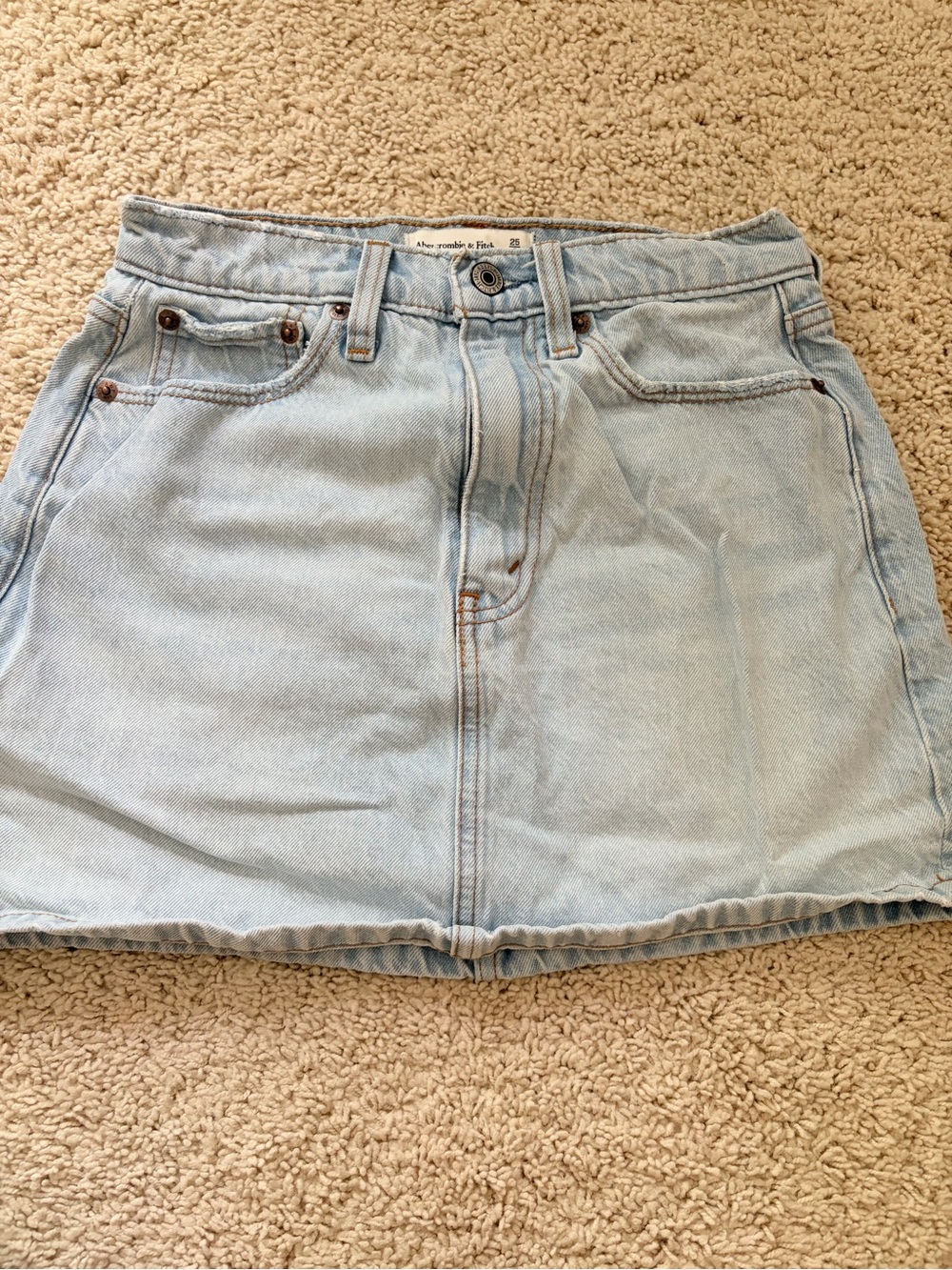 Abercrombie denim mini skirt